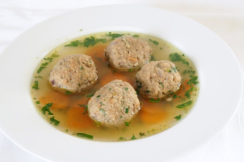 Suppeneinlage - Leberknödel