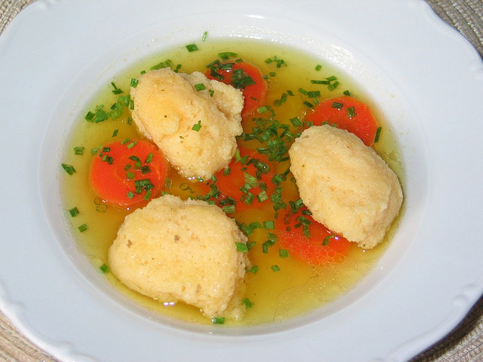 Suppeneinlage - Grießnockerl| Chefkoch