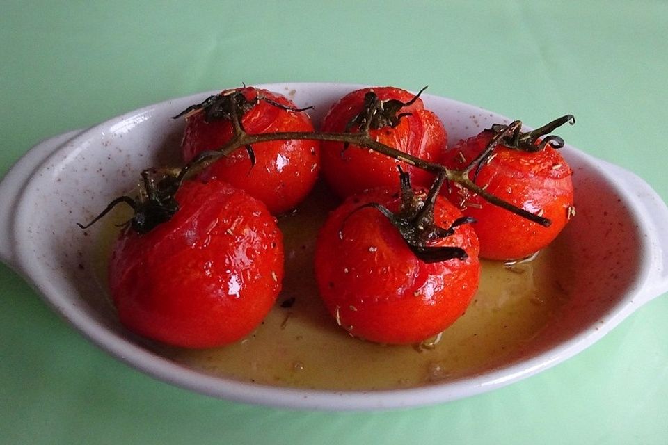 Marinierte Kirschtomaten aus dem Backofen