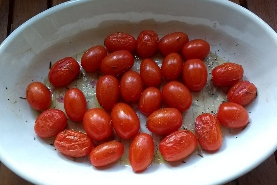 Marinierte Kirschtomaten aus dem Backofen