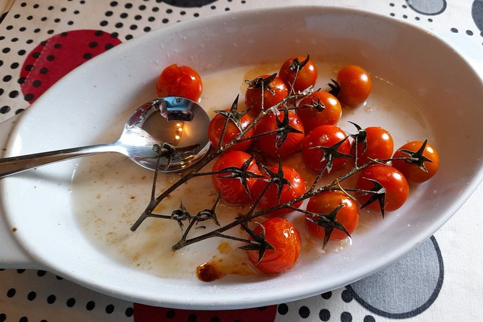 Marinierte Kirschtomaten aus dem Backofen