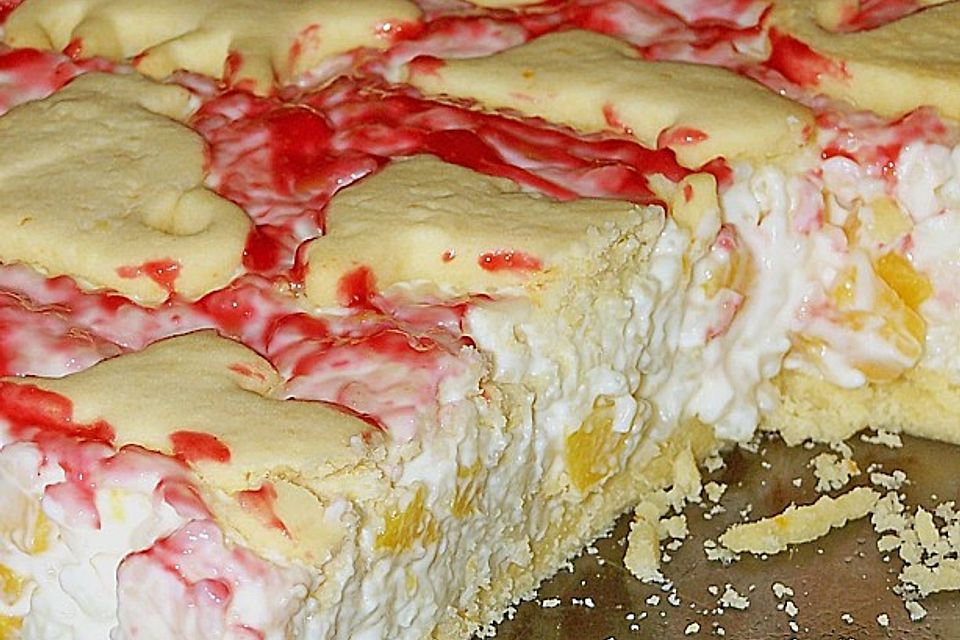 Fruchtiger Milchreis - Kuchen