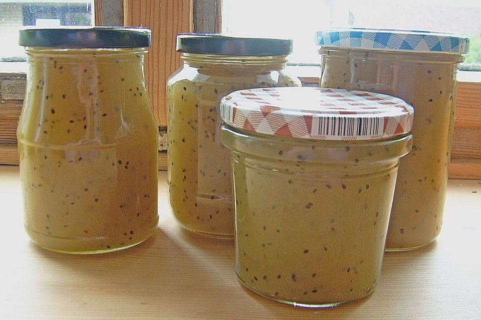 Kiwi - Apfel - Marmelade mit Banane