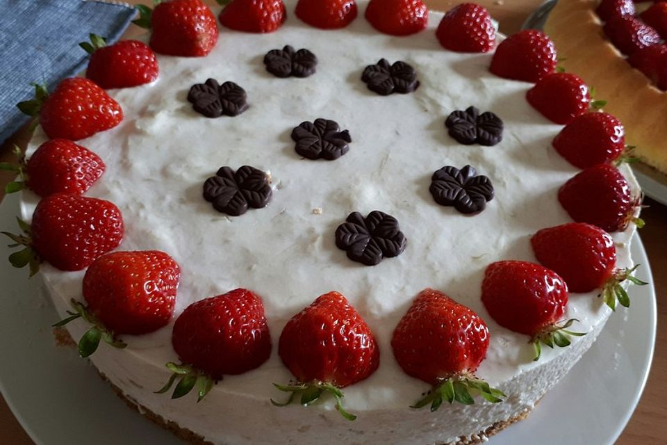 Rhabarber Sahne Torte