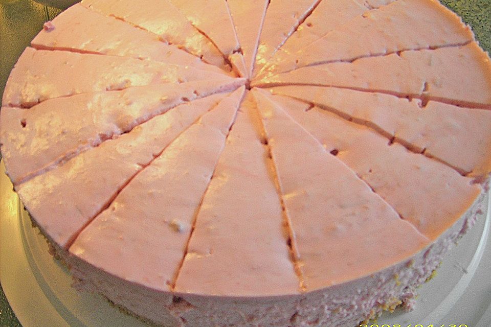 Rhabarber Sahne Torte