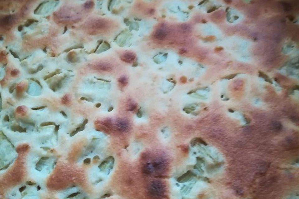 Chrissis Rhabarber - Grieß - Kuchen Chrissis Rhabarber - Grieß - Kuchen