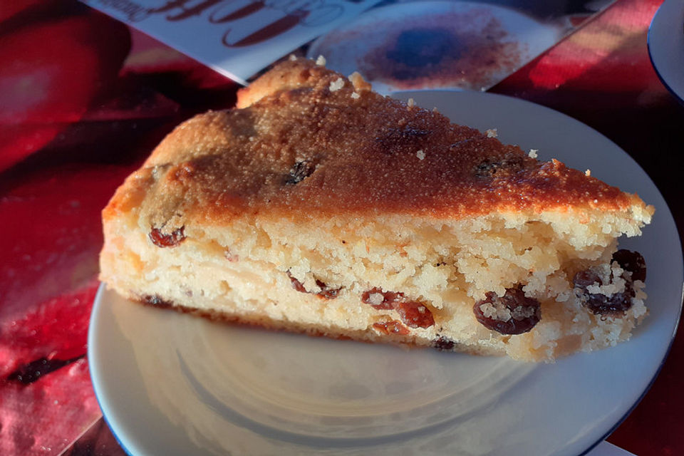 Chrissis Rhabarber - Grieß - Kuchen Chrissis Rhabarber - Grieß - Kuchen