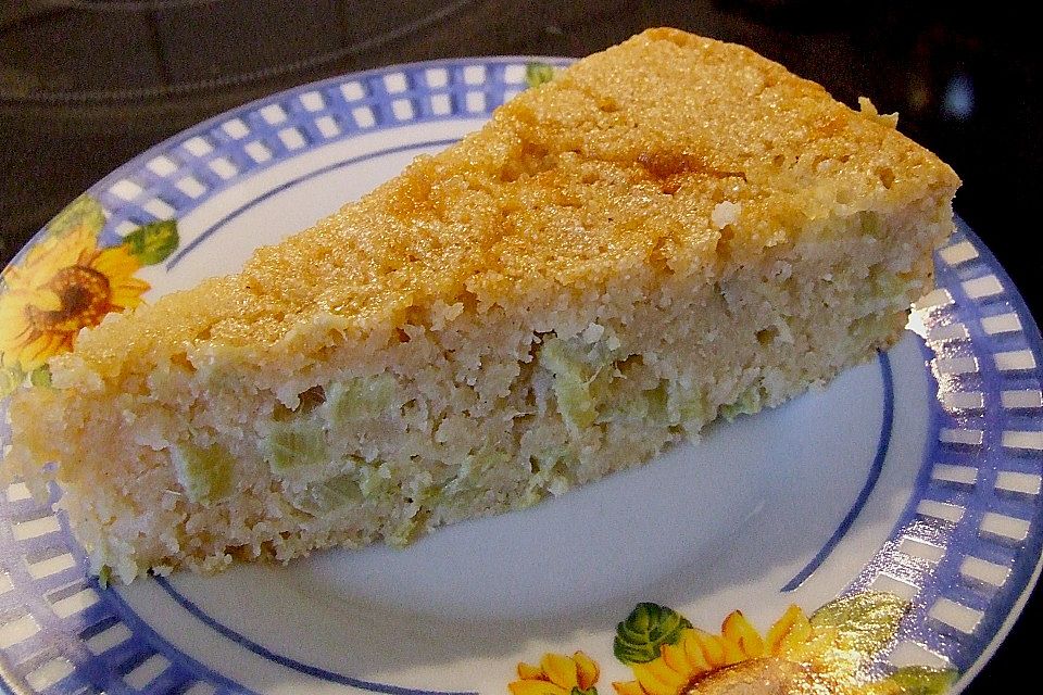 Chrissis Rhabarber - Grieß - Kuchen Chrissis Rhabarber - Grieß - Kuchen