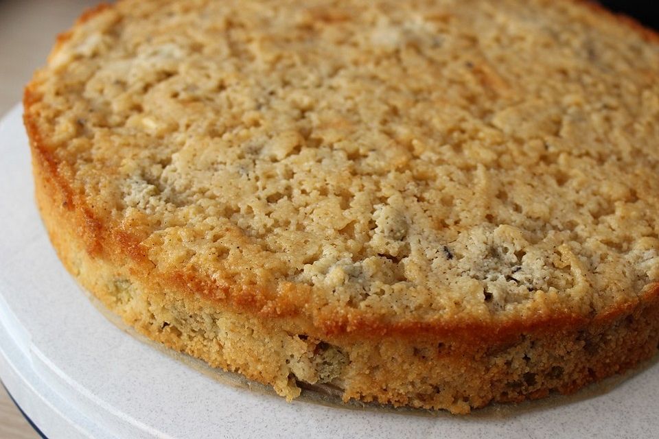 Chrissis Rhabarber - Grieß - Kuchen Chrissis Rhabarber - Grieß - Kuchen