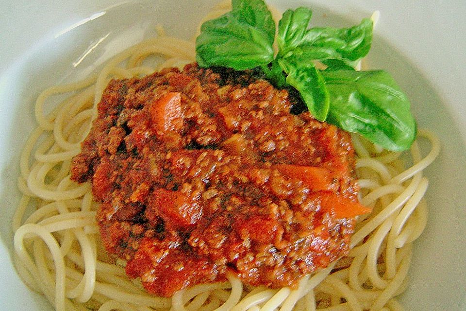 Chicas Pastasauce à la Bolognese