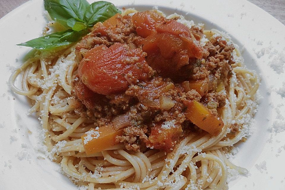 Chicas Pastasauce à la Bolognese