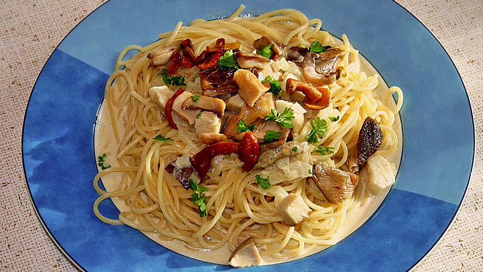 Spaghetti mit Steinpilzsauce von Cusana Spaghetti mit Steinpilzsauce von Cusana
