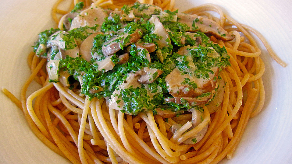 Spaghetti mit Steinpilzsauce von Cusana Spaghetti mit Steinpilzsauce von Cusana