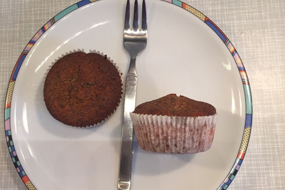 Mohn - Kirsch - Muffins