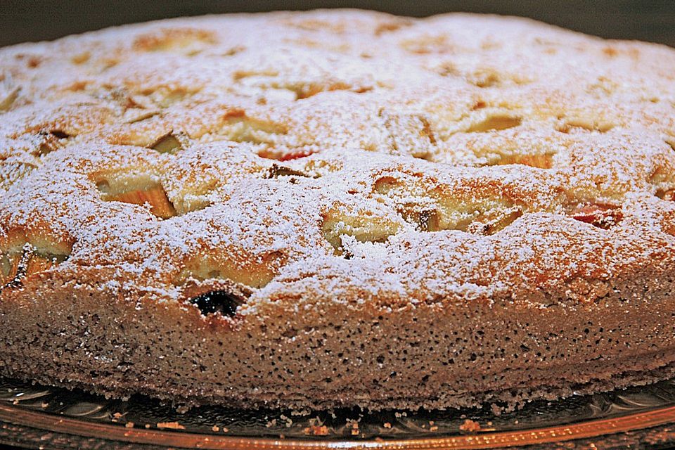 Rhabarberkuchen mit Eierlikör