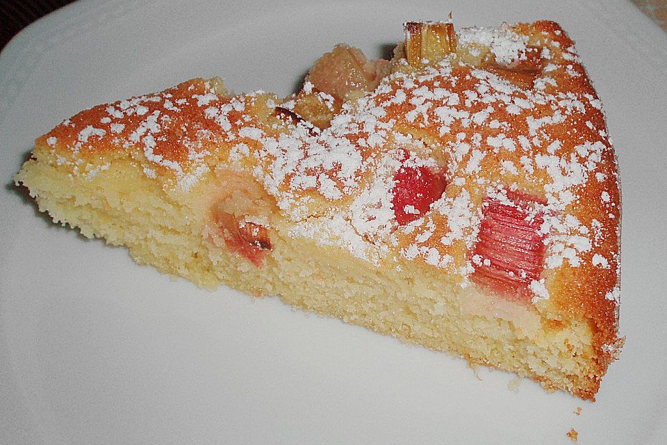 Rhabarberkuchen mit Eierlikör