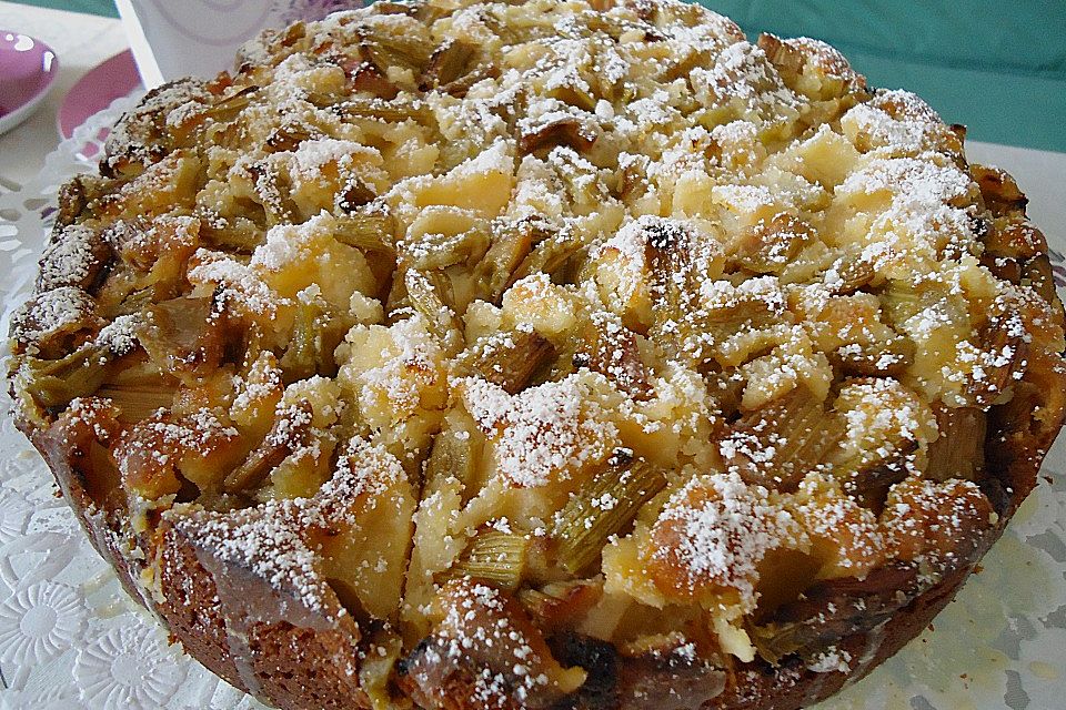 Rhabarberkuchen mit Eierlikör