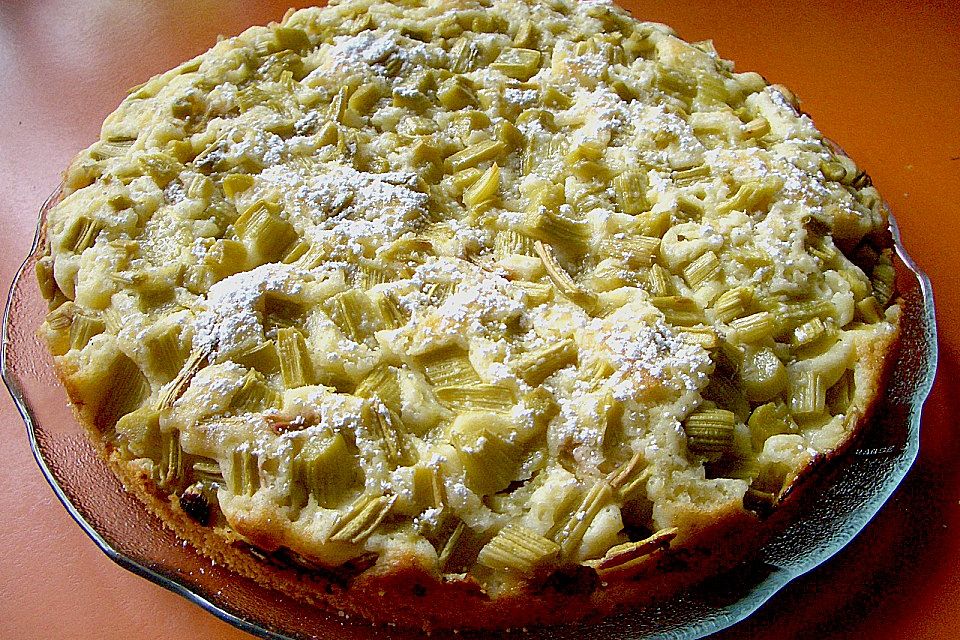 Rhabarberkuchen mit Eierlikör