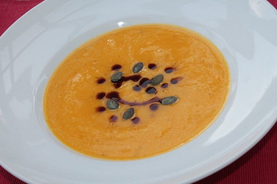 Kürbis - Frischkäse - Suppe