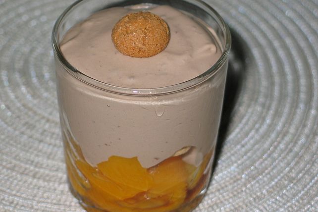 Pfirsich - Schoko - Dessert| Chefkoch