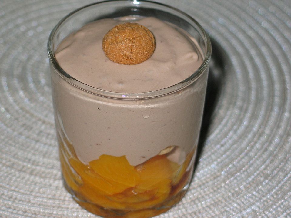 Pfirsich - Schoko - Dessert| Chefkoch