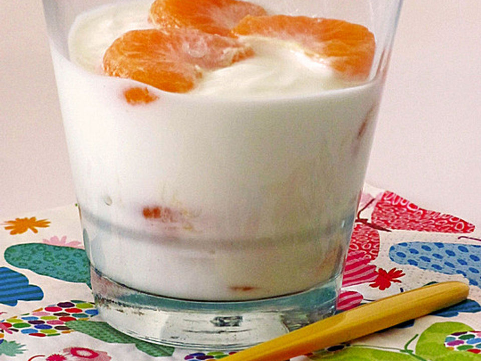 Quarkjoghurt mit Mandarinen von The_Girl| Chefkoch