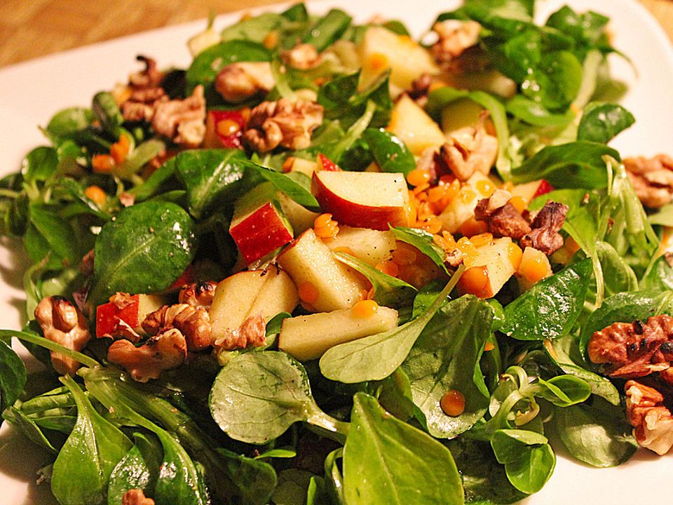 Belles Feldsalat mit roten Linsen von KoeniginvonSaba| Chefkoch