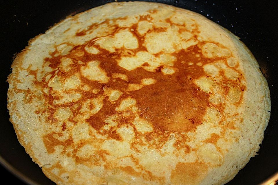 Pfannkuchen mit Banane Pfannkuchen mit Banane