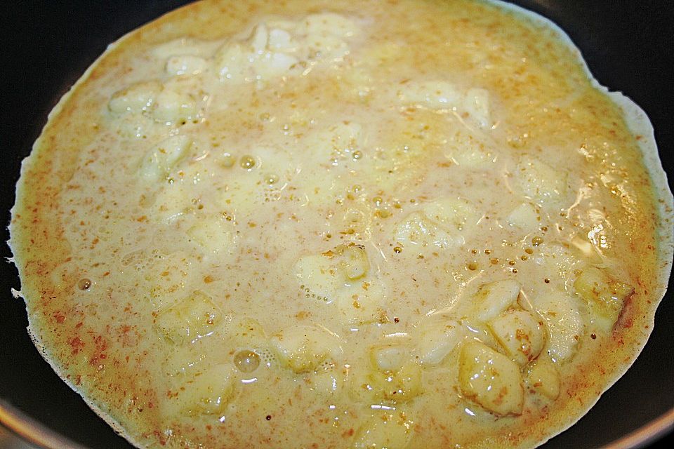 Pfannkuchen mit Banane Pfannkuchen mit Banane