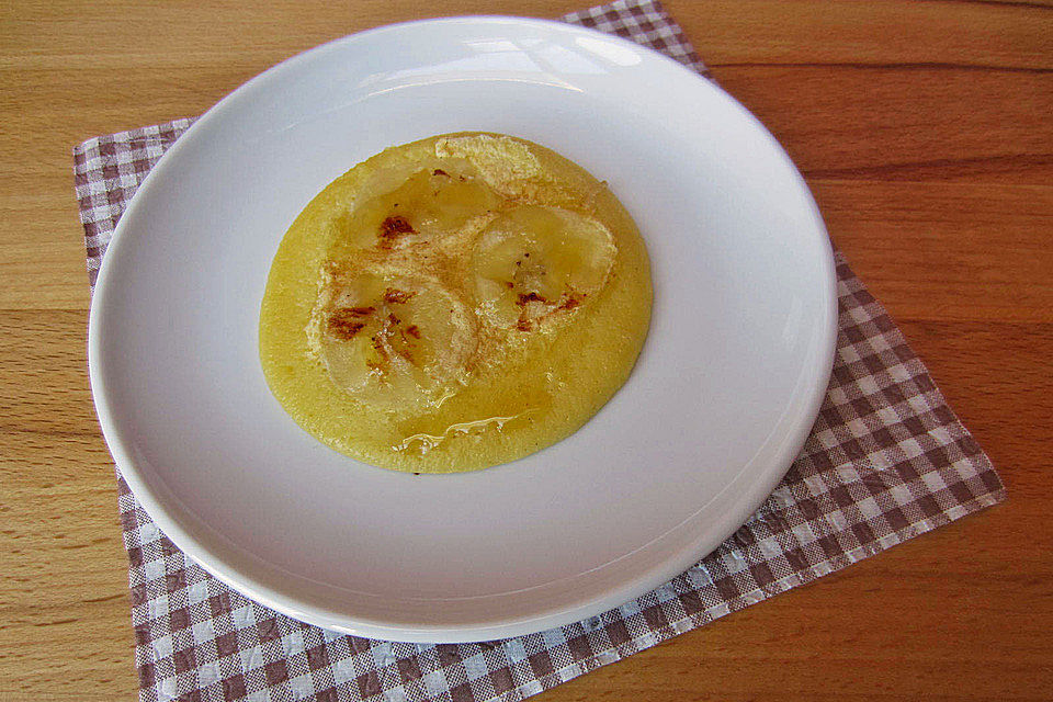 Pfannkuchen mit Banane Pfannkuchen mit Banane