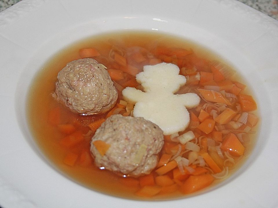 Klare Wildsuppe mit Fleischklößchen von dieter1954| Chefkoch