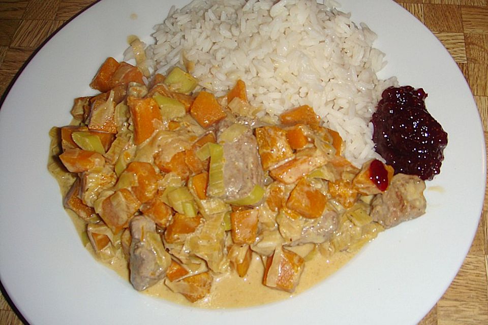 Puten - Kürbis - Geschnetzeltes Puten - Kürbis - Geschnetzeltes