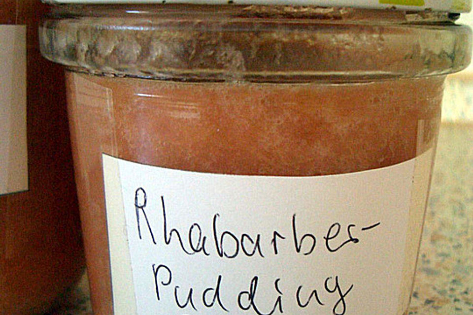 Rhabarber - Pudding