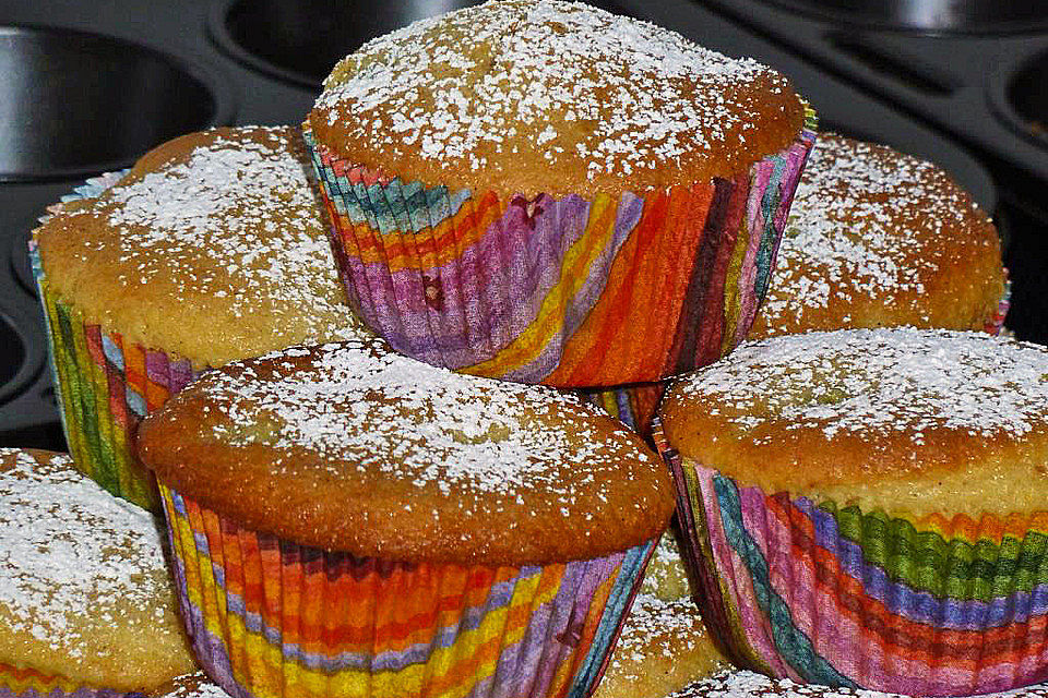 Rhabarber-Vanille-Muffins