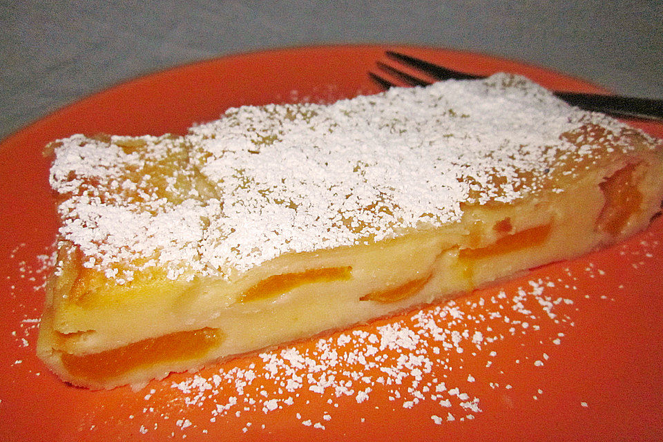 Topfen - Pfirsich Strudel