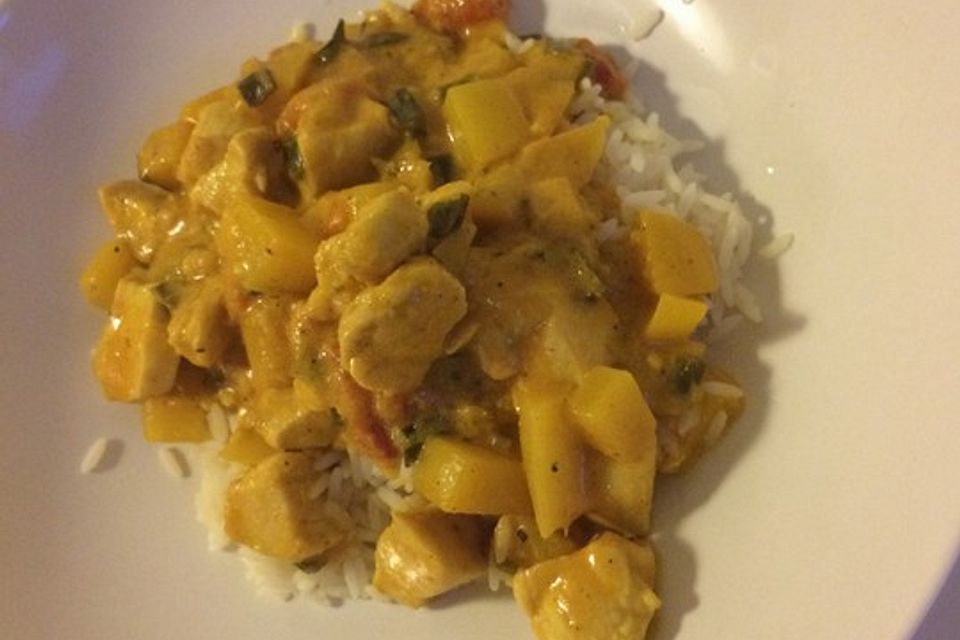 Hähnchen - Mango - Curry