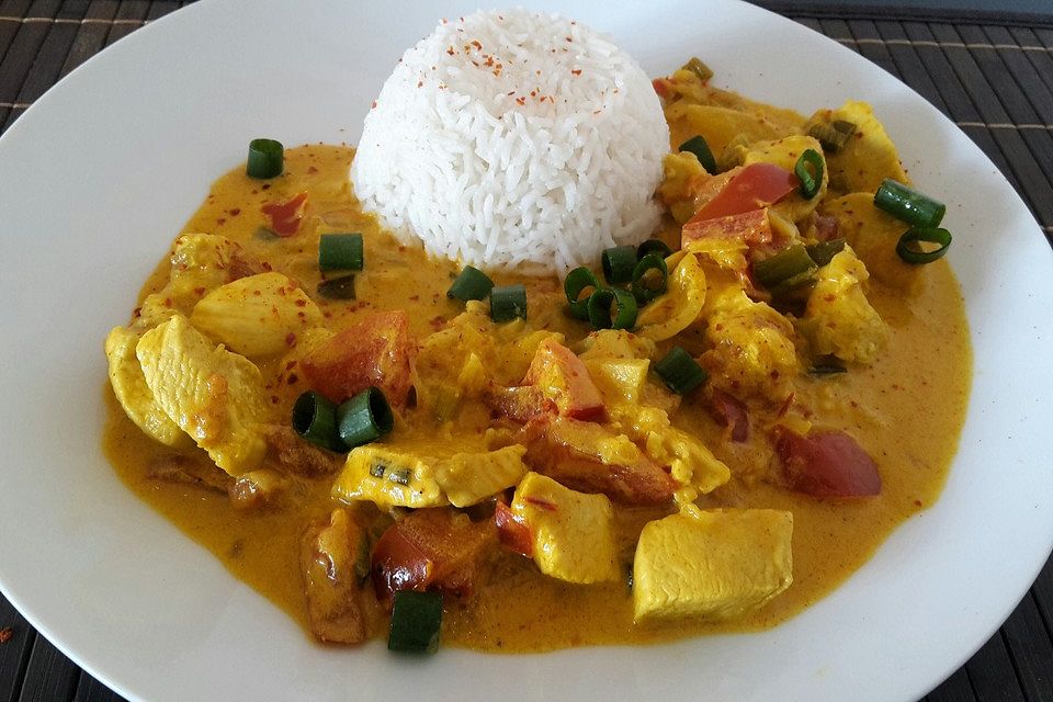 Hähnchen - Mango - Curry