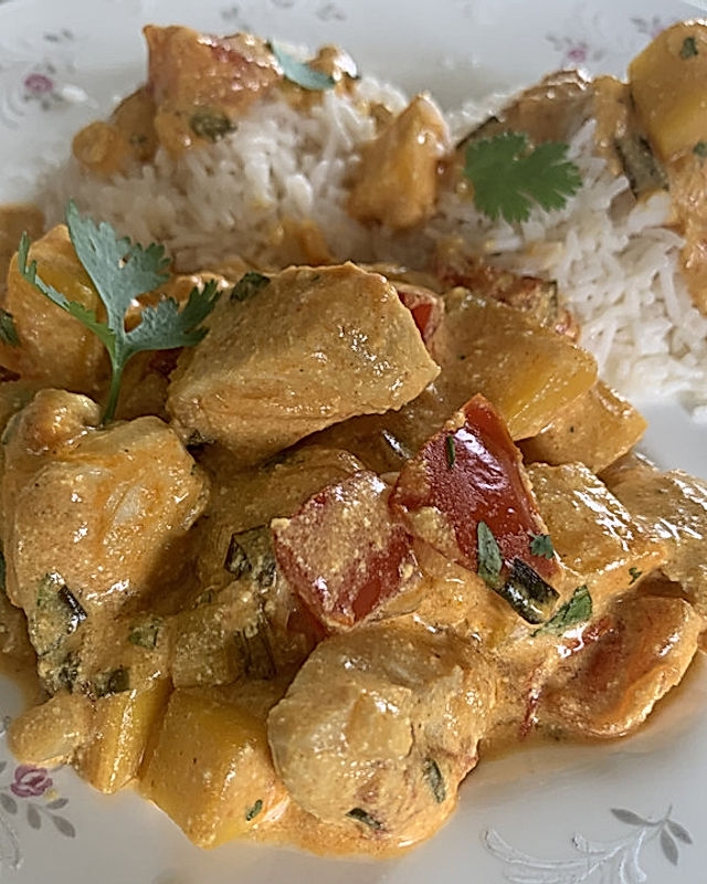 Hähnchen - Mango - Curry