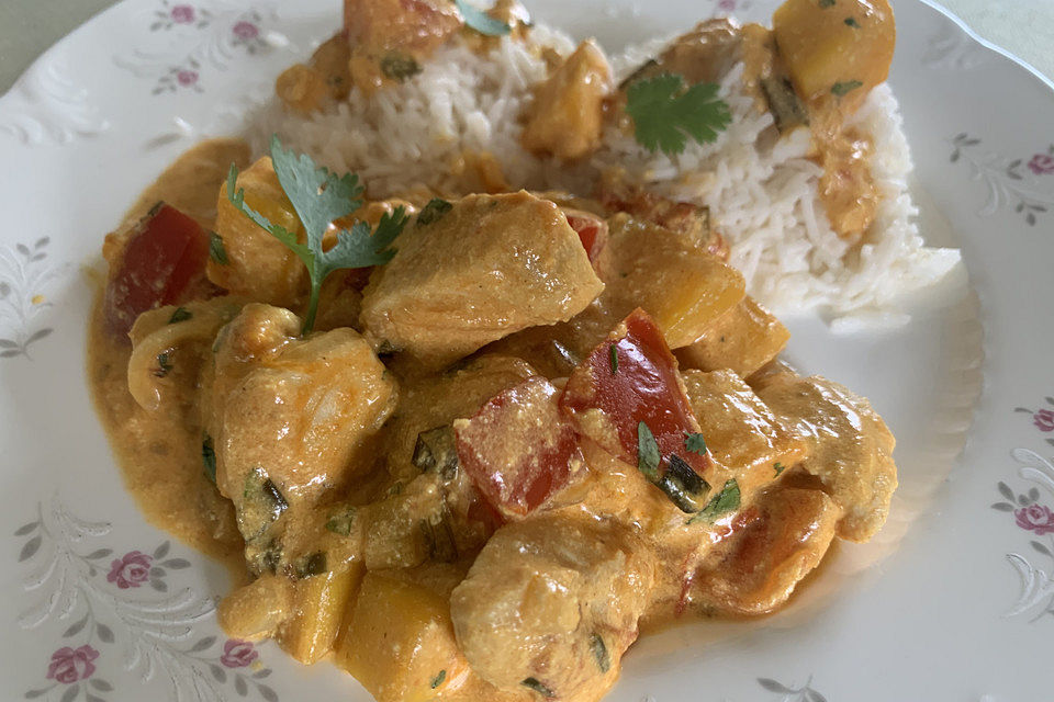 Hähnchen - Mango - Curry