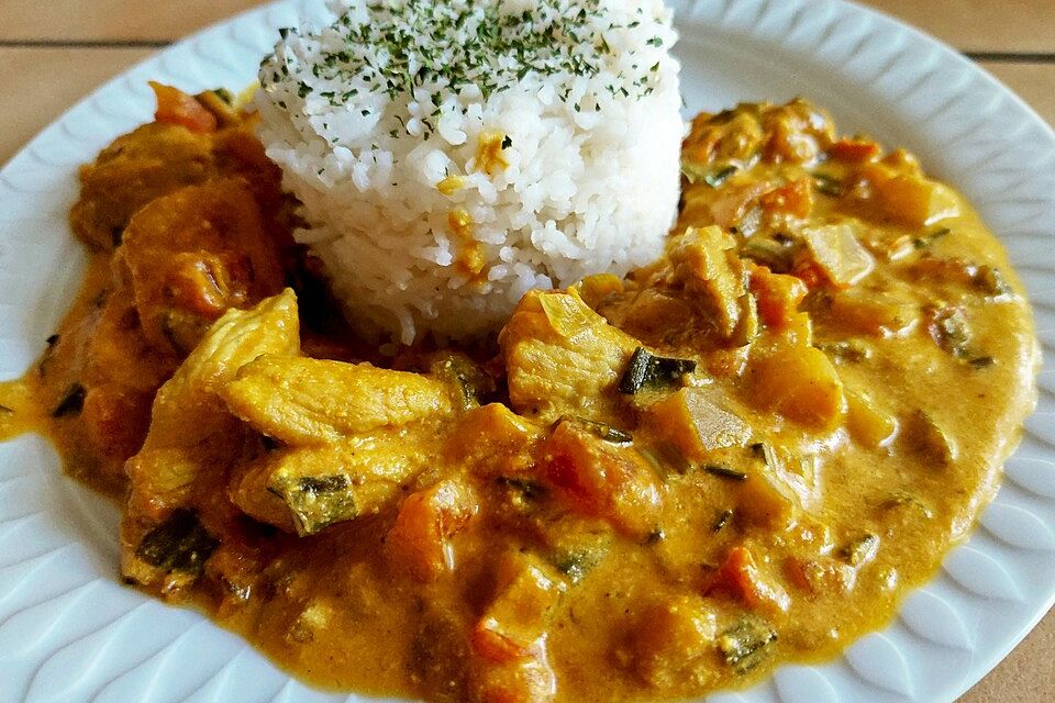 Hähnchen - Mango - Curry