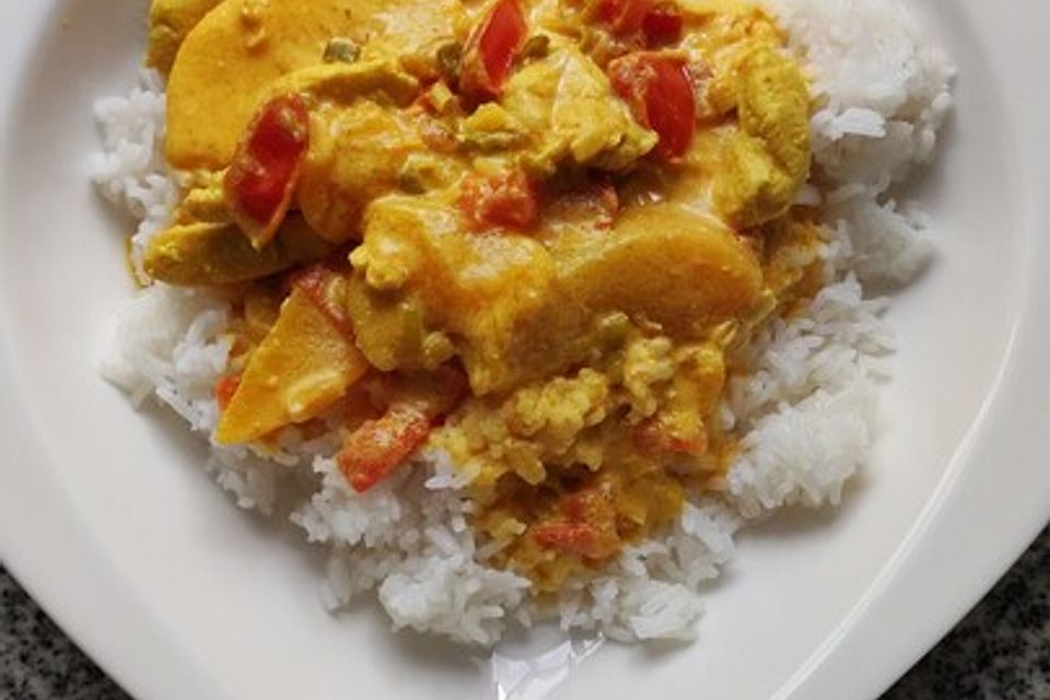 Hähnchen - Mango - Curry