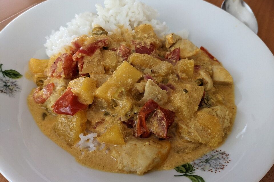 Hähnchen - Mango - Curry