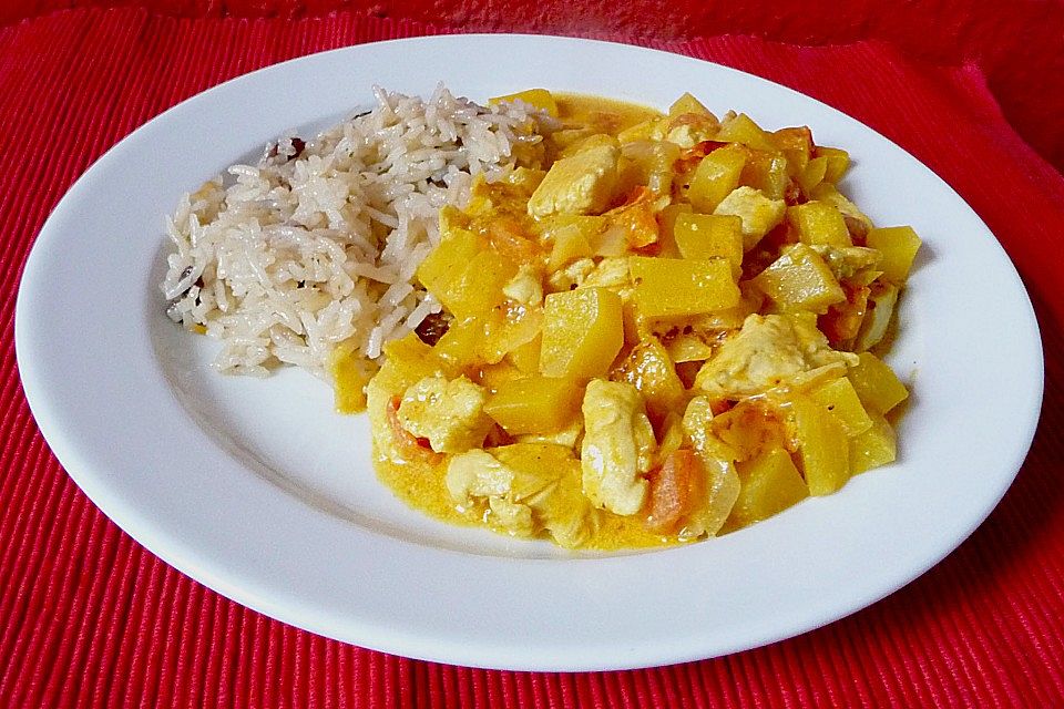 Hähnchen - Mango - Curry