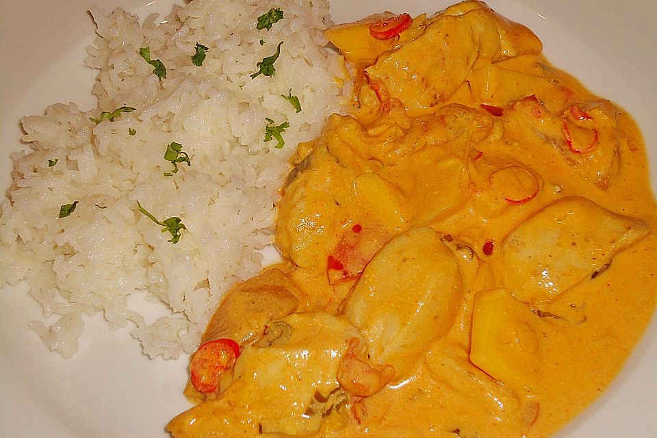 Hähnchen - Mango - Curry