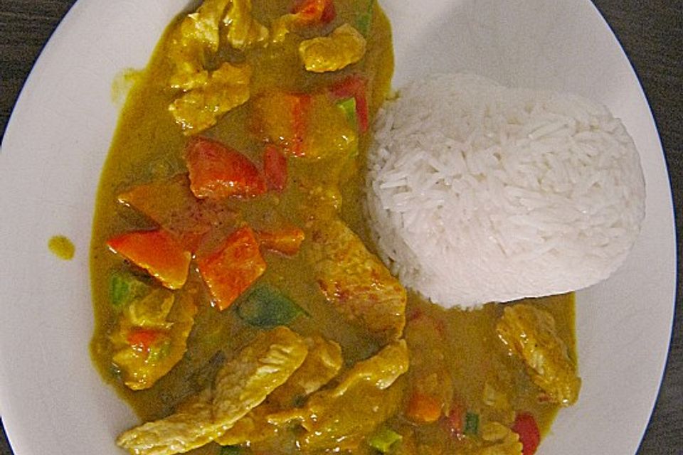 Hähnchen - Mango - Curry