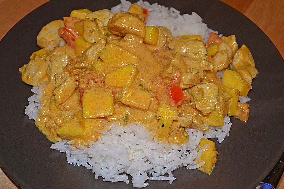 Hähnchen - Mango - Curry