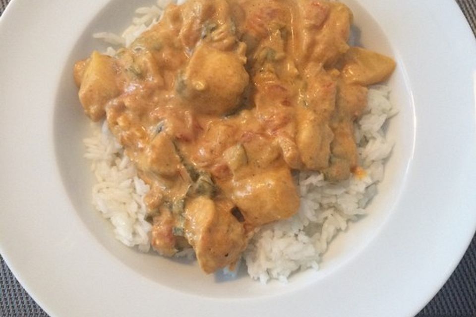 Hähnchen - Mango - Curry