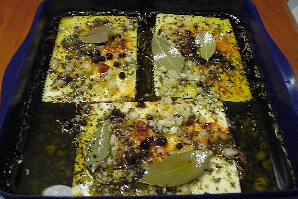 Majas eingelegter Feta