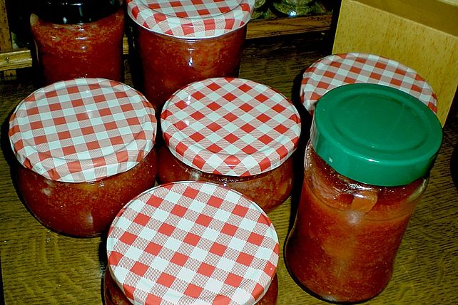 Erdbeer - Rhabarber - Bananen - Marmelade von cheesecake131119| Chefkoch Erdbeer - Rhabarber - Bananen - Marmelade von cheesecake131119| Chefkoch