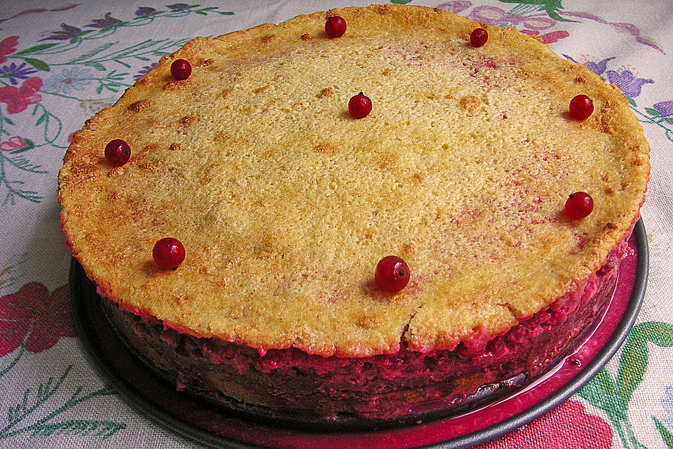 Johannisbeerkuchen mit Schmandguss